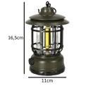 Lampa ogrodowa kempingowa na biwak z uchwytem piknik akumulatorowa USB Kik Sp. z o. o. Sp. k.