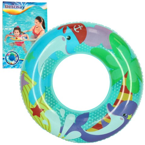 Kółko do pływania koło dmuchane kółko plażowe delfin 60 kg BESTWAY 36113 51 cm Kik Sp. z o. o. Sp. k. Kółko do pływania koło dmuchane kółko plażowe delfin 60 kg BESTWAY 36113 51 cm Kik Sp. z o. o. Sp. k.