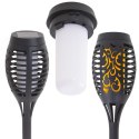 Lampy solarne ogrodowe pochodnie 12LED 4szt. Kik Sp. z o. o. Sp. k.