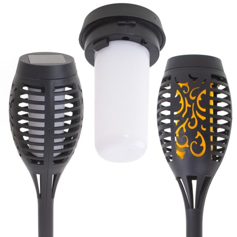 Lampy solarne ogrodowe pochodnie 12LED 4szt. Kik Sp. z o. o. Sp. k. Lampy solarne ogrodowe pochodnie 12LED 4szt. Kik Sp. z o. o. Sp. k.