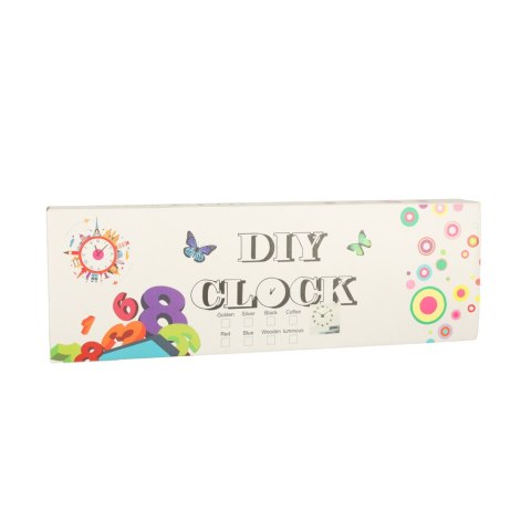 Zegar ścienny naklejany na ścianę 3D lustrzany DIY duży nowoczesny 80-120cm XL Kik Sp. z o. o. Sp. k. Zegar ścienny naklejany na ścianę 3D lustrzany DIY duży nowoczesny 80-120cm XL Kik Sp. z o. o. Sp. k.