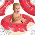 Kółko do pływania koło dmuchane Donut różowe 50cm max 20kg 3-6lat Kik Sp. z o. o. Sp. k.
