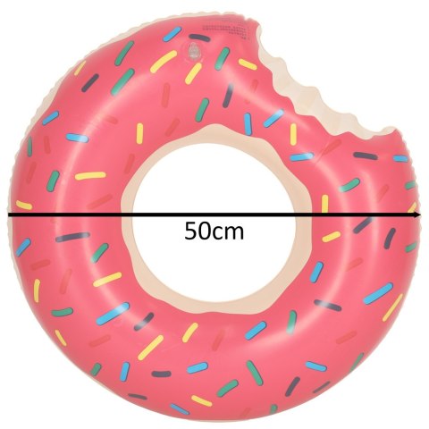 Kółko do pływania koło dmuchane Donut różowe 50cm max 20kg 3-6lat Kik Sp. z o. o. Sp. k. Kółko do pływania koło dmuchane Donut różowe 50cm max 20kg 3-6lat Kik Sp. z o. o. Sp. k.
