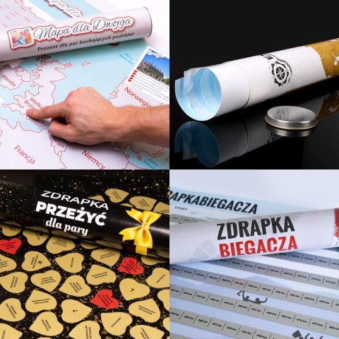 Zdrapka Przeżyć dla Pary Zakochanych rocznica ślub Zdrapka Przeżyć dla Pary Zakochanych rocznica ślub