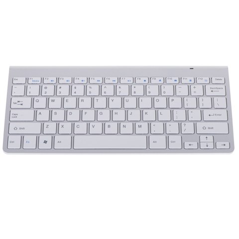 Klawiatura bezprzewodowa bluetooth Smart TV srebrna Klawiatura bezprzewodowa bluetooth Smart TV srebrna