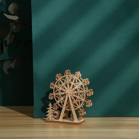 DREWNIANE PUZZLE 3D DIABELSKI MŁYN DIY DREWNIANE PUZZLE 3D DIABELSKI MŁYN DIY