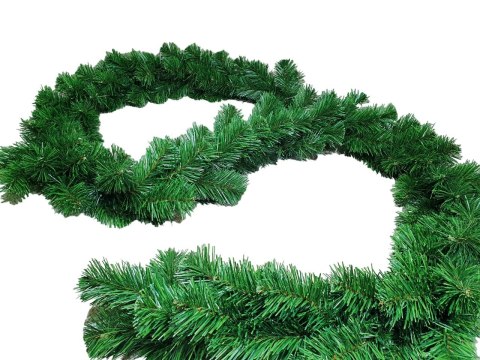 GĘSTA DUŻA GIRLANDA ŚWIĄTECZNA XXL 2,7 m ZIELONA GĘSTA DUŻA GIRLANDA ŚWIĄTECZNA XXL 2,7 m ZIELONA