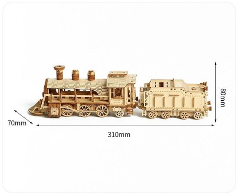 DREWNIANE PUZZLE PRZESTRZENNE 3D - POCIĄG DIY 12+ ROZWIJA KONCENTRACJĘ DREWNIANE PUZZLE PRZESTRZENNE 3D - POCIĄG DIY 12+ ROZWIJA KONCENTRACJĘ