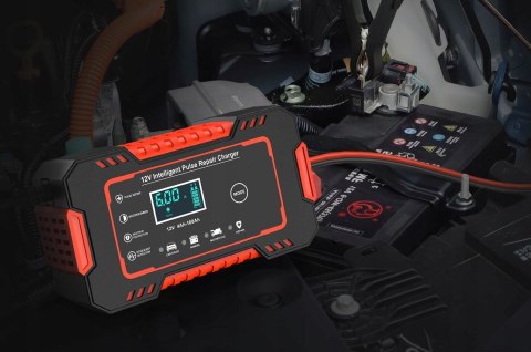 PROSTOWNIK AUTOMATYCZNY ŁADOWARKA AKUMULATORA 12V + SZCZOTKA DO KLEM GRATIS PROSTOWNIK AUTOMATYCZNY ŁADOWARKA AKUMULATORA 12V + SZCZOTKA DO KLEM GRATIS